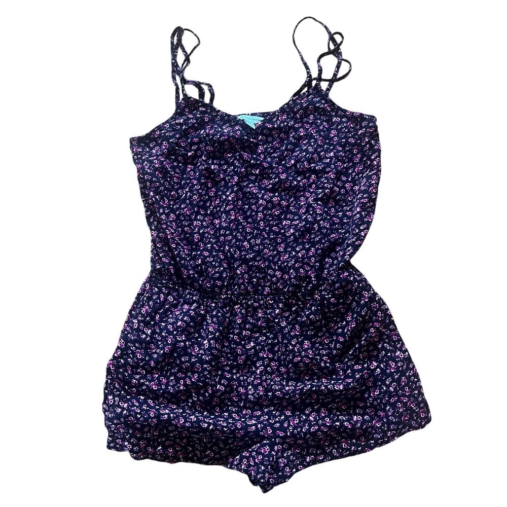 American Eagle Floral Strappy Boho Romper | S